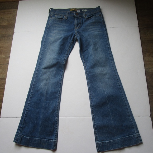 Old Navy stretch wide leg bootcut jeans sz 4 - Picture 1 of 8